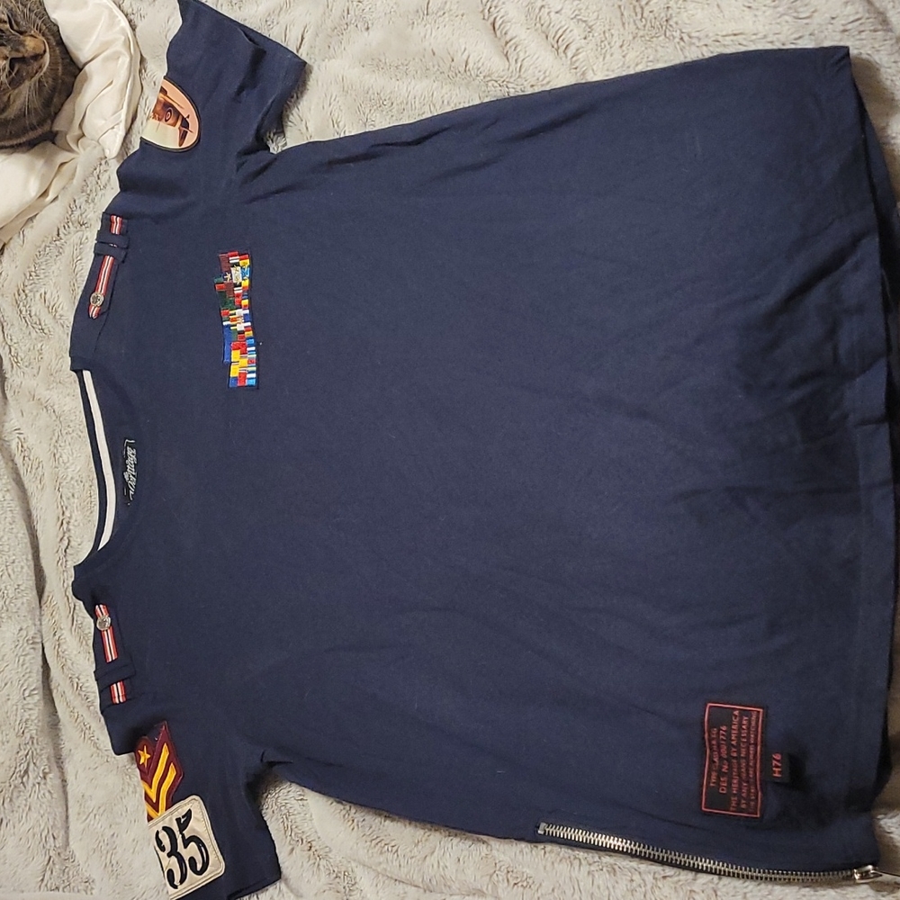The heritage by America 1776 Goods Co and Denim Distillery shirt